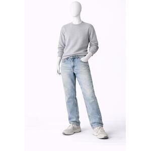 vintage Eddie Bauer Vintage Jeans 30x30 Mens Light Wash Straight Leg 90s Denim